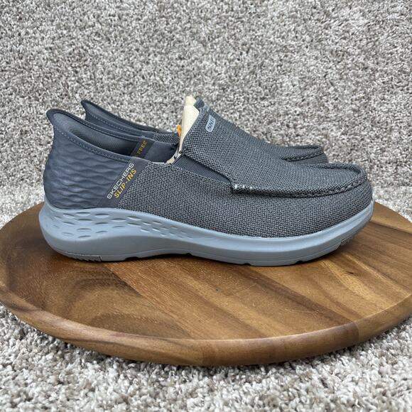 Skechers Hands Free Slip-Ins Parson Ralven Men’s 12 Wide Casual Wear Gray 204804 - Picture 2 of 12